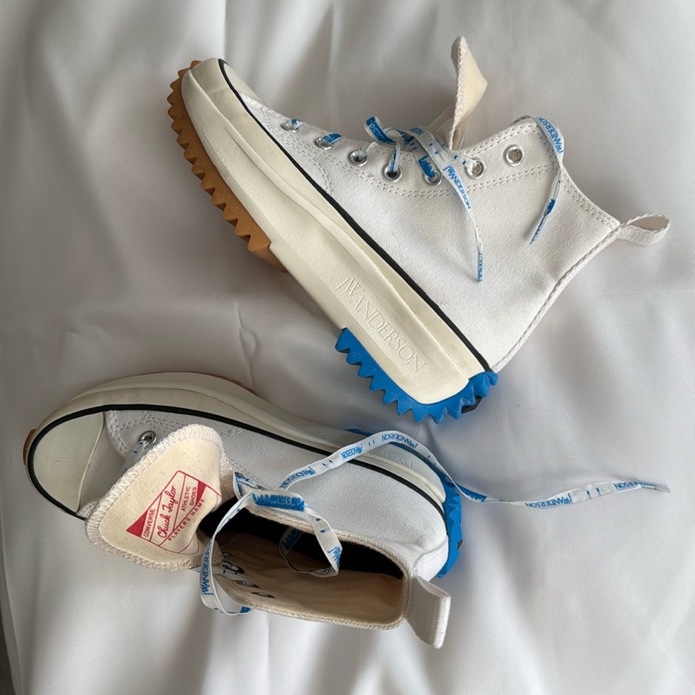 Rare Jw Anderson Converse Chuck Taylor’s Blue and White